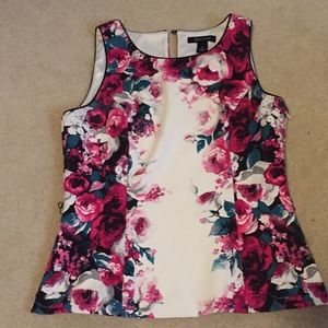 Beautiful Floral WHBM top